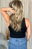 BLACK TANK BODYSUIT