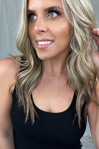GOLD BAR NECKLACE