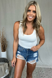 IVORY SCOOP NECK TANK BODYSUIT
