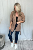 CAMEL TRENCH JACKET