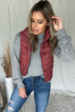 HEATHER GREY MOCK NECK SWEATER