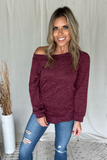 BURGUNDY TUNIC TOP