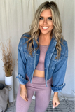 MAUVE MINERAL WASH RIBBED CUT-OUT BRA