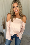 PEACH OFF THE SHOULDER TOP