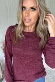 BURGUNDY TUNIC TOP