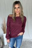 BURGUNDY TUNIC TOP