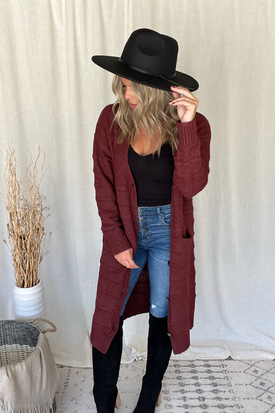 BLACK WOOL WIDE BRIM HAT