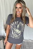 CHARCOAL DESERT VIBES GRAPHIC TEE