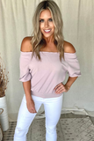 BLUSH OTS BLOUSE