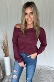 BURGUNDY TUNIC TOP