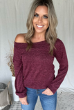 BURGUNDY TUNIC TOP