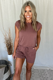 MARSALA KNIT ROMPER