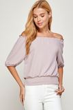 BLUSH OTS BLOUSE