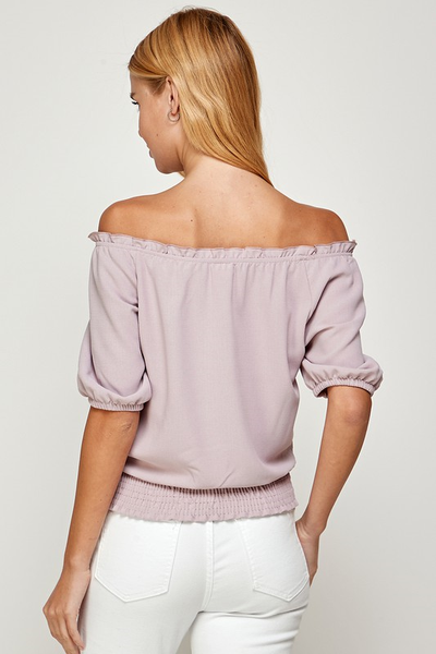 BLUSH OTS BLOUSE