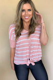 MAUVE SHORT SLEEVE BUTTON DOWN