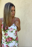 IVORY FLORAL DRESS