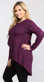PLUS PURPLE TUNIC SWEATER