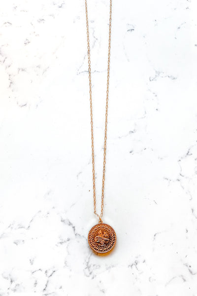 GOLD TURKISH COIN PENDANT NECKLACE