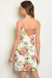 IVORY FLORAL DRESS