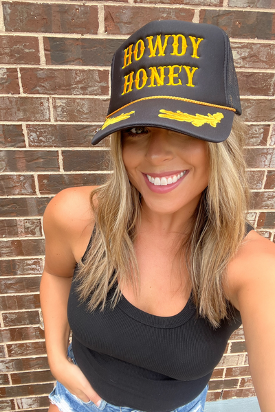 HOWDY HONEY TRUCKER HAT