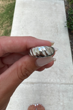 SILVER SHELL RING