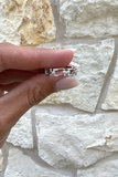 SILVER LINK RING
