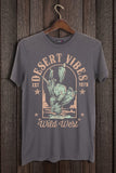 CHARCOAL DESERT VIBES GRAPHIC TEE