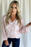 IVORY FLORAL BLOUSE