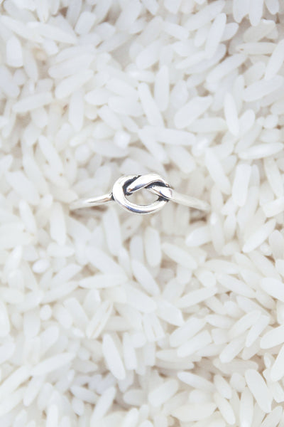 SILVER KNOT RING